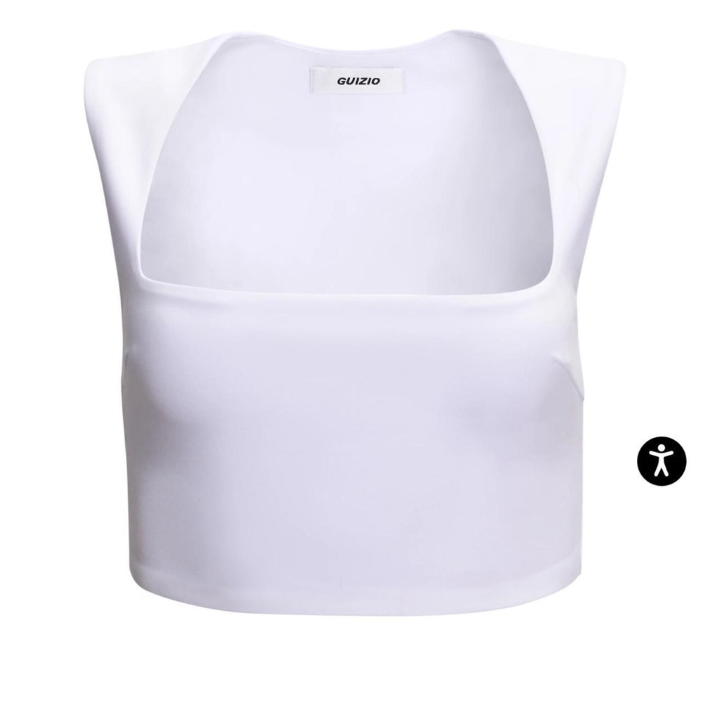 Danielle Guizio Celestial Crop top in White Size XS ✨NWT